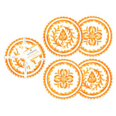 Sicily Orange Appetizer Plates